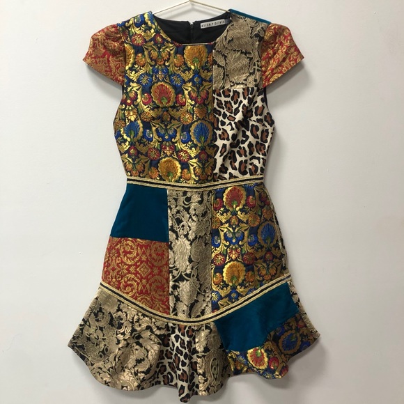 Alice + Olivia Dresses & Skirts - Alice + Olivia Patchwork Dress